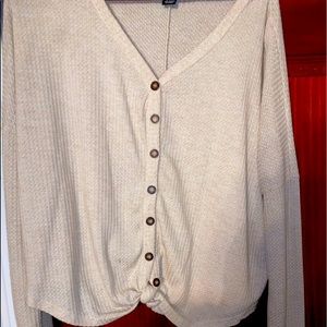 Button sweater